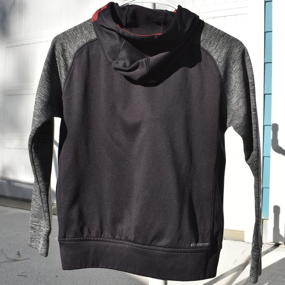 Adidas Boys Youth Climalite Hoodie Size Small (8) - Picture 2 of 5